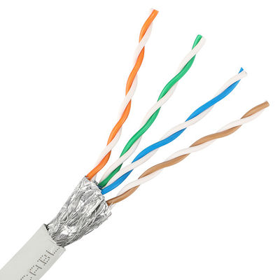 26AWG ftp LSZH Cat5e Lan Cable Poiché conduttore multicolore 1000 piedi