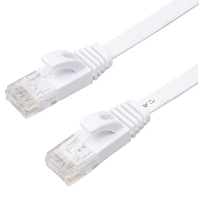 AWG piana solida di alta velocità 30 del cavo della toppa del modem Cat6 con le clip