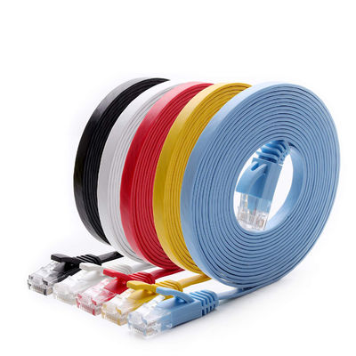 Gigabit ad alta velocità di Corde della toppa piana esile durevole di Cat6a pratico