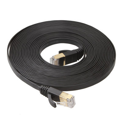 Cavi LAN Ethernet Cat6 UTP colore nero piatto corto per computer