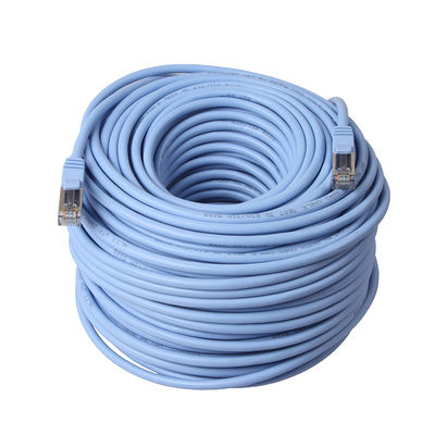 Rivestimento di PVC dell'interno del ftp STP del cavo di toppa di Ethernet Cat5e 100m con il connettore RJ45