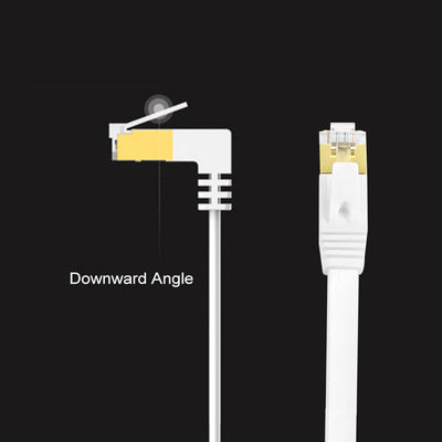 Cavo Ethernet Cat6 piatto bianco stabile, pratico cavo Gigabit Ethernet