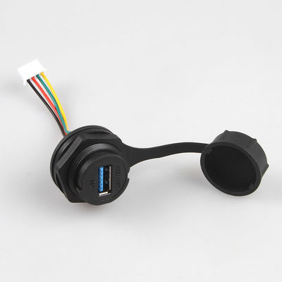 IP68 impermeabile industriale Lan assemblaggio cavi XH 2.5 al connettore femmina USB 3.0
