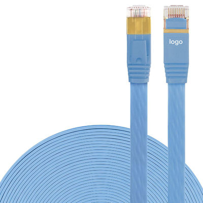 Cavo Ethernet Cat 7 stabile da 600 MHz piatto, blu BC Pratico cavo SFTP Cat7