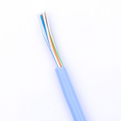 Cavo di toppa di rame 24AWG Cat 5e, cavo della toppa del rivestimento UTP Cat5e del PVC BC7/0.2