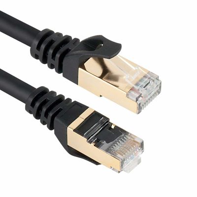 Gigabit ad alta velocità 10Gbps 600MHZ del gatto 7 di Ethernet del cavo durevole della toppa