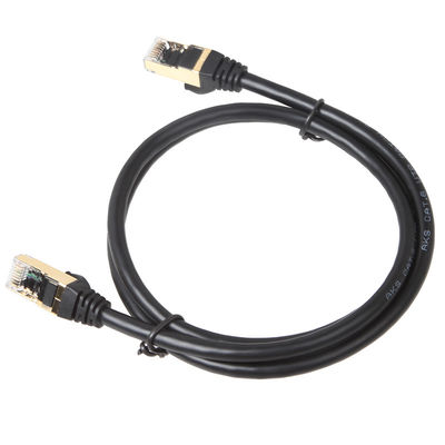 Gigabit ad alta velocità 10Gbps 600MHZ del gatto 7 di Ethernet del cavo durevole della toppa