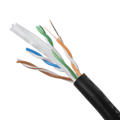 cavo del gatto 6a UTP di 10Gps 24AWG, amp del gatto 6a del cavo di toppa del rivestimento di PVC BC7/0.2