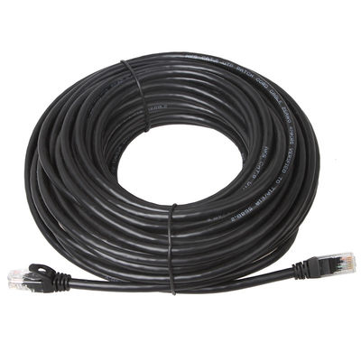 cavo del gatto 6a UTP di 10Gps 24AWG, amp del gatto 6a del cavo di toppa del rivestimento di PVC BC7/0.2