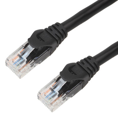 cavo del gatto 6a UTP di 10Gps 24AWG, amp del gatto 6a del cavo di toppa del rivestimento di PVC BC7/0.2