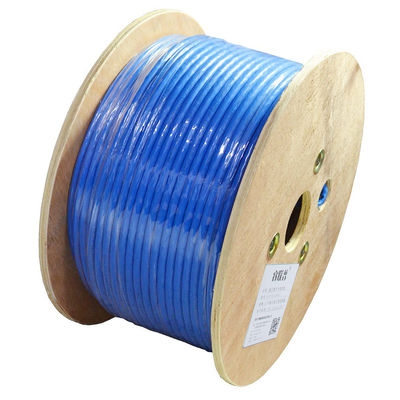 Rete Cat7 Lan Cable High Speed 20Gbps 24AWG dell'OEM Poiché rivestimento di PVC di S/FTP 4 paia