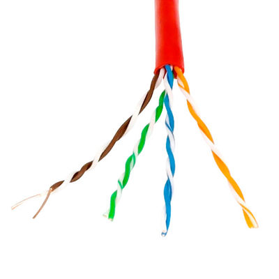 UTP multicolore pratico Cat5e CCA, 0.95mm Cat5e di alluminio placcato di rame 8 paia