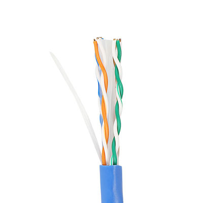 Ethernet di rame pura Cat6 Lan Cable 1000 Ft di CU 4 ACCOPPIA 23AWG 0.57mm per dell'interno