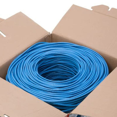 Cavo del ftp CAT6 del blu 0.57mm, cavo di rame puro pratico Cat6