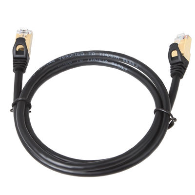 Gatto 6, gatto di rame puro 6 del cavo della toppa del computer 1000Mbps del cavo di toppa 24AWG RJ45