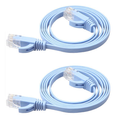 Alta velocità solida piana del cavo di toppa di Cat8 Cat7 Cat6 1Gbps per il computer