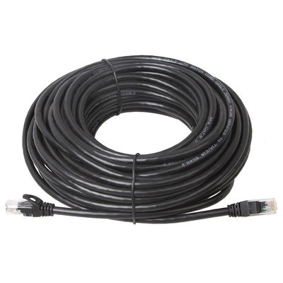 Cavo di toppa nero di Cat6 Cat6a per Gigabit Ethernet 650MHz 100W PoE RJ45 UTP