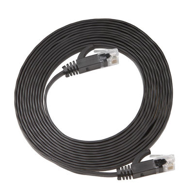 Gigabit ad alta velocità di Corde della toppa piana esile durevole di Cat6a pratico