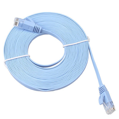 Gigabit ad alta velocità di Corde della toppa piana esile durevole di Cat6a pratico