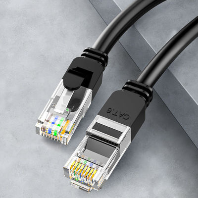 OEM 24AWG Cat6 Lan Cable Patch Cord BC7 0.2 UTP Rivestimento in PVC con connettore RJ45