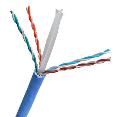 Blu del conduttore di rame CCA del cavo 500Mhz TIA568 C.2 di lan di Cat6a dell'isolamento del PVC