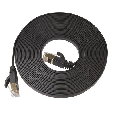 Cavi LAN Ethernet Cat6 UTP colore nero piatto corto per computer