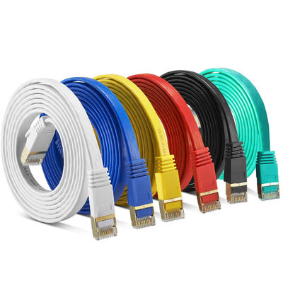 SFTP ha protetto il bene durevole multicolore di Ethernet piana del cavo di toppa Cat7