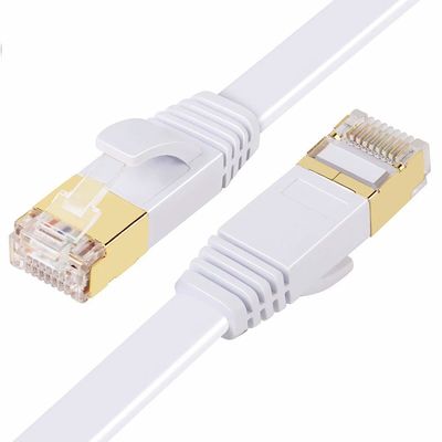 La toppa piana del computer Cat7 cabla lo schermo di SFTP con il connettore RJ45