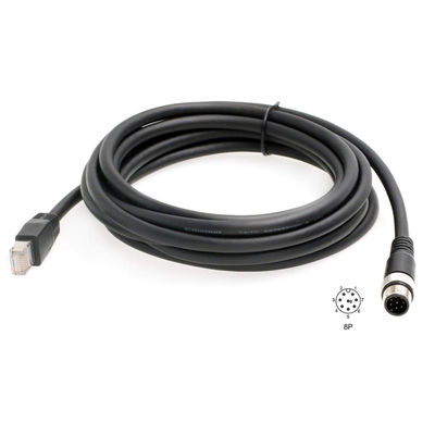 Codice industriale 8 Pin To RJ45 del cavo di Ethernet di ROHS Cat6 M12 D per il sensore di Fieldbus