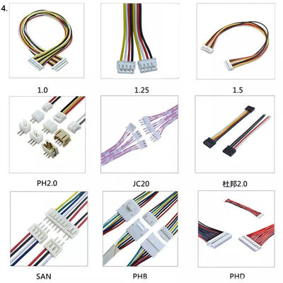 Bene durevole multiuso del motore del cavo del cavo su ordinazione del cablaggio multicolore