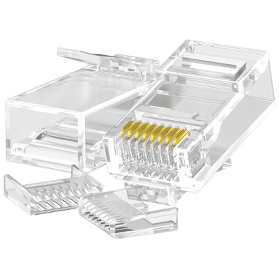Il connettore durevole del PC il RJ45 Cat6, 8P8C ha protetto il connettore di CAT6 UTP