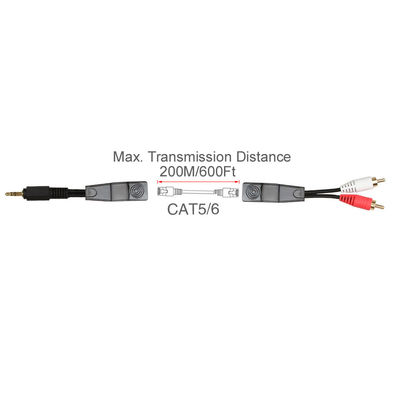 Segnale audio di RCA misura bianca rossa Cat5 Cat6 Cat7 Cat8 di colore del cavo di stereotipia di 3,5 millimetri