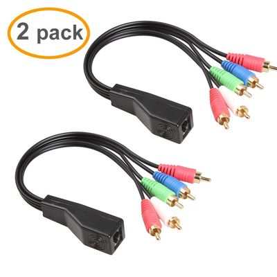 RCA alle Assemblee su ordinazione del cavo RJ45 con l'audio riempitivo stereo di Cat5 Cat6