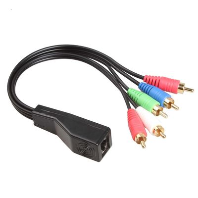 RCA alle Assemblee su ordinazione del cavo RJ45 con l'audio riempitivo stereo di Cat5 Cat6