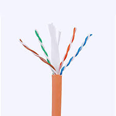 Cat6a 1000 rivestimento di rame solido del PVC 500Mzh LSZH di Lan Cables 23AWG 0.58mm di Ethernet di Ft