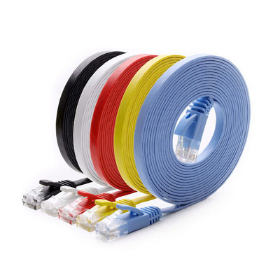 Cavi patch piatti ultra sottili Cat6 multiuso con RJ45 8P8C