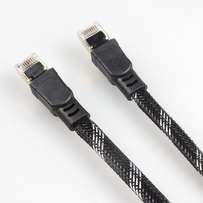Cavo di rete resistente Rj45 Cat8, cavo di toppa intrecciato in nylon Cat 8