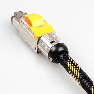 Il doppio ha protetto il cavo solido di Ethernet del gatto 8, S/FTP 22AWG cavo della rete da 40 gigabit