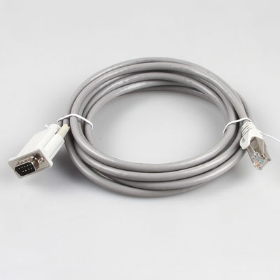 Cablaggio industriale 26AWG 8P8C RJ45 del cavo di Ethernet di CAT5E a DB9 Gray Color femminile