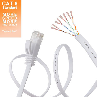 Bene durevole piano esile dell'interno all'aperto di Ft 10Gbps del cavo di toppa Cat6 100