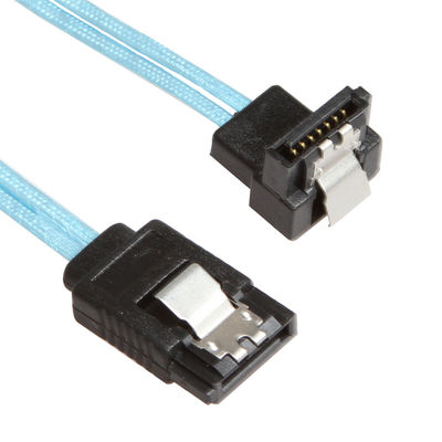 Cavo di estensione blu a 8 pollici di SATA 3, diritto al cavo diritto di SATA 3