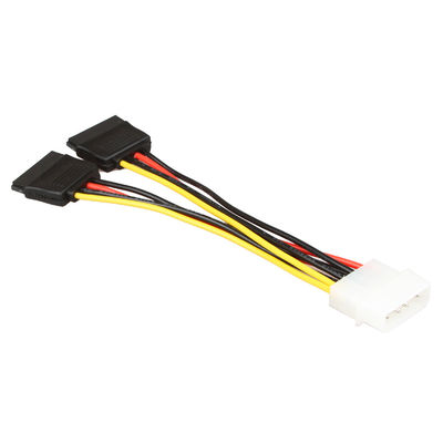 Il cavo di potere dell'OEM SATA sfrutta il cavo SATA 1 - 2 4 Pin Molex Connecter To 2