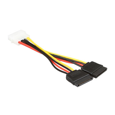 Il cavo di potere dell'OEM SATA sfrutta il cavo SATA 1 - 2 4 Pin Molex Connecter To 2