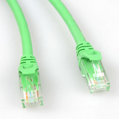La rete verde pratica cabla lo schermo di lunghezza i 10m 30m 50m UTP di Cat6a