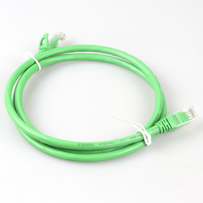 La rete verde pratica cabla lo schermo di lunghezza i 10m 30m 50m UTP di Cat6a