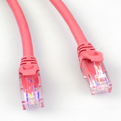 26AWG cavo di toppa del ftp UTP Cat6a 4 paia di colore rosso multiuso