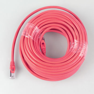 Sepoltura diretta 6 Ft di Cat7 di cavo di toppa 26AWG impermeabile resistente 10Gb rosso
