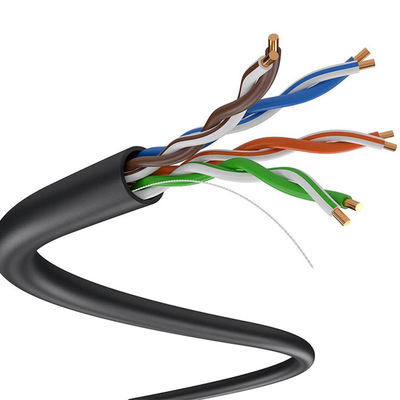 Cavo basso del fumo Cat5e di 24AWG LSZH, zero cavi esterni 305m dell'alogeno Cat5e