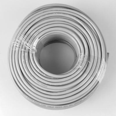 Cavo di rete Cat 7 a doppino intrecciato schermato 100 metri 305 m Colore grigio