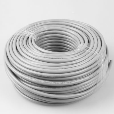 Cavo di rete Cat 7 a doppino intrecciato schermato 100 metri 305 m Colore grigio
